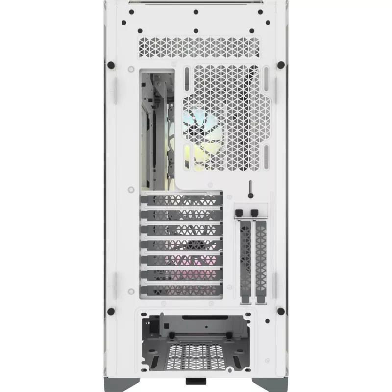 CORSAIR Icue 5000x RGB - Tempered Glass Mid-tower ATX Pc Smart Case - White