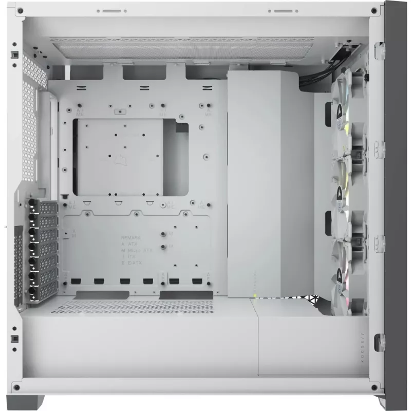 CORSAIR Icue 5000x RGB - Tempered Glass Mid-tower ATX Pc Smart Case - White