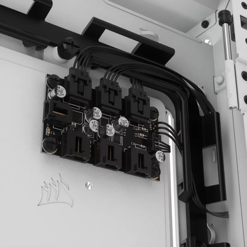 CORSAIR Icue 5000x RGB - Tempered Glass Mid-tower ATX Pc Smart Case - White