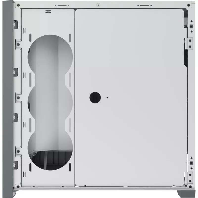 CORSAIR Icue 5000x RGB - Tempered Glass Mid-tower ATX Pc Smart Case - White