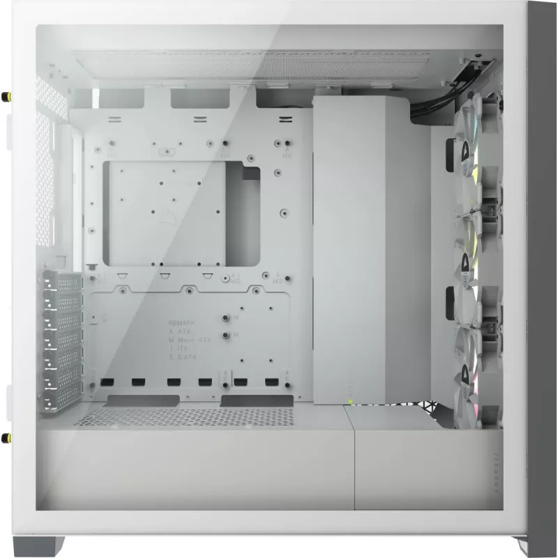 CORSAIR Icue 5000x RGB - Tempered Glass Mid-tower ATX Pc Smart Case - White