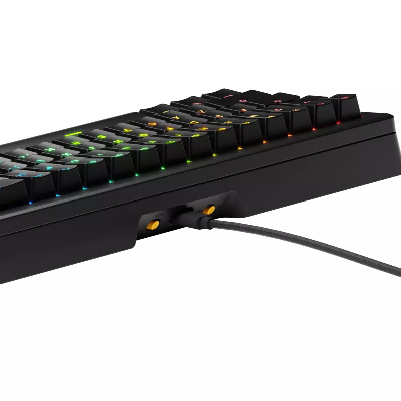 Mechanical Gaming Keyboard GLORIOUS GMMK 3 65% Wired USB, QWERTY US, RGB, Black