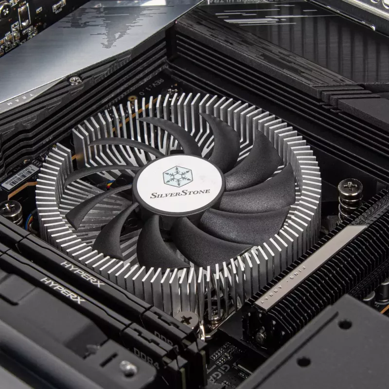 Air cooler Silverstone NT07-1700 8 cm Black 12V 2.6 mmH2O