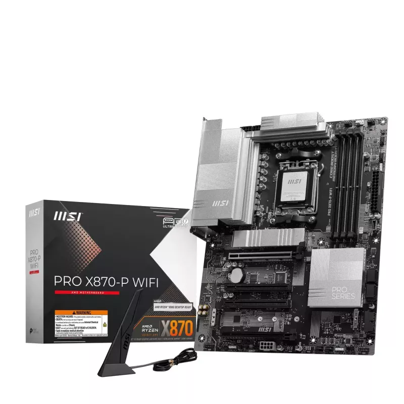 Motherboard MSI PRO X870-P WIFI, AMD X870, Socket AM5, ATX
