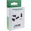 InLine Fan Screws 5.0x10.0mm black 50 pcs.