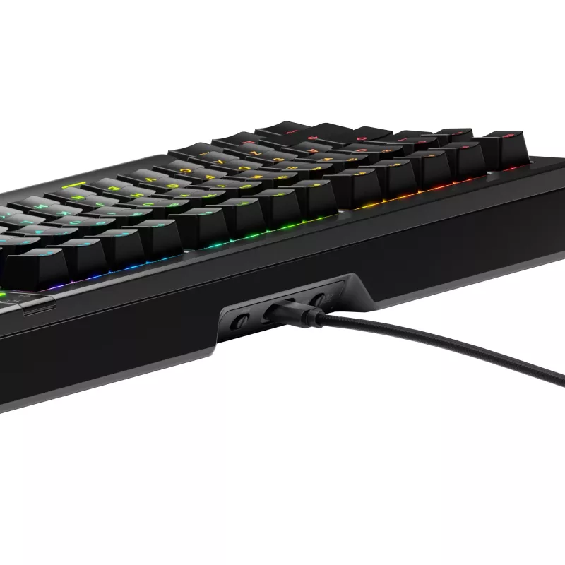 Glorious Gaming GMMK 3 PRO 75% Prebuilt Wired Black - US, Wired, USB, Mechanical, QWERTY, RGB LED, Black