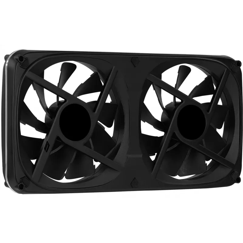 Aerocool ASTRO24 Dual Fan PC 12cm ARGB LED Antivibration Support Black