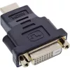 InLine HDMI to DVI Adapter male / 24+1 female gold plated, 4K2K