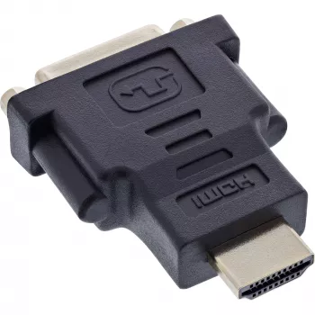 InLine HDMI to DVI Adapter male / 24+1 female gold plated, 4K2K
