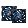 Fan Akasa ALUCIA SC Processor Fan 14 cm Black Blue Hydro Dynamic Bearing