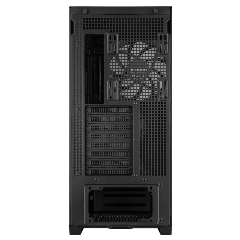 PC Case ASUS TUF Gaming GT302 ARGB Midi Tower Black — Tempered Glass, 3x140mm Front + 1x140mm Rear, USB-C
