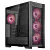 PC Case ASUS TUF Gaming GT302 ARGB Midi Tower Black — Tempered Glass, 3x140mm Front + 1x140mm Rear, USB-C
