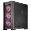 PC Case ASUS TUF Gaming GT302 ARGB Midi Tower Black — Tempered Glass, 3x140mm Front + 1x140mm Rear, USB-C