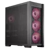 PC Case ASUS TUF Gaming GT302 ARGB Midi Tower Black — Tempered Glass, 3x140mm Front + 1x140mm Rear, USB-C