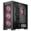 PC Case ASUS TUF Gaming GT302 ARGB Midi Tower Black — Tempered Glass, 3x140mm Front + 1x140mm Rear, USB-C