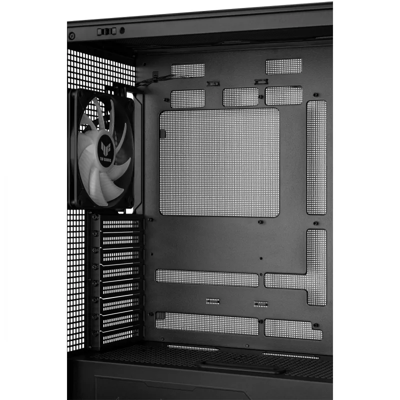 PC Case ASUS TUF Gaming GT302 ARGB Midi Tower Black — Tempered Glass, 3x140mm Front + 1x140mm Rear, USB-C