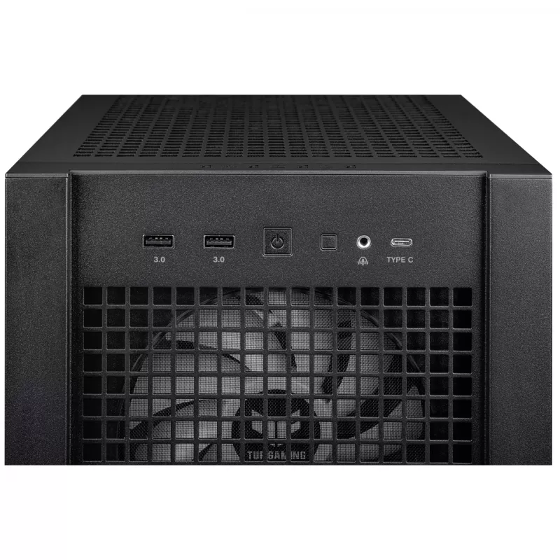 PC Case ASUS TUF Gaming GT302 ARGB Midi Tower Black — Tempered Glass, 3x140mm Front + 1x140mm Rear, USB-C