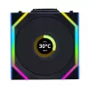 Fan Lian Li UNI FAN SL Wireless LCD 120 12 cm Black 29.5 dB 50.08 cfm