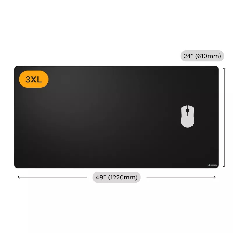 Mouse Pad Glorious Gaming Glorious Mouse Pad 2 3XL - Stitched - Black