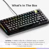 Mechanical Gaming Keyboard GLORIOUS GMMK 3 PRO HE 75% Wired USB, QWERTY, RGB, Black