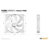 be quiet! Pure Wings 3 120mm PWM White Computer case Fan 12 cm 1 pc(s)