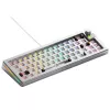 Mechanical keyboard GLORIOUS GMMK 3 PRO 65% Barebones Wired Silver — 65% USB RGB, 2 m cable