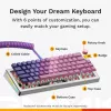 Mechanical keyboard GLORIOUS GMMK 3 PRO 65% Barebones Wired Silver — 65% USB RGB, 2 m cable
