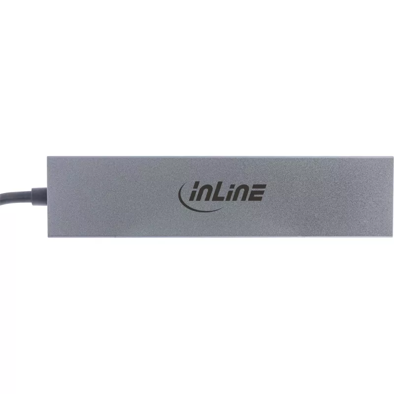 InLine USB 3.2 Gen.2 Hub (10Gb/s), 4 port USB-C, OTG, aluminium housing
