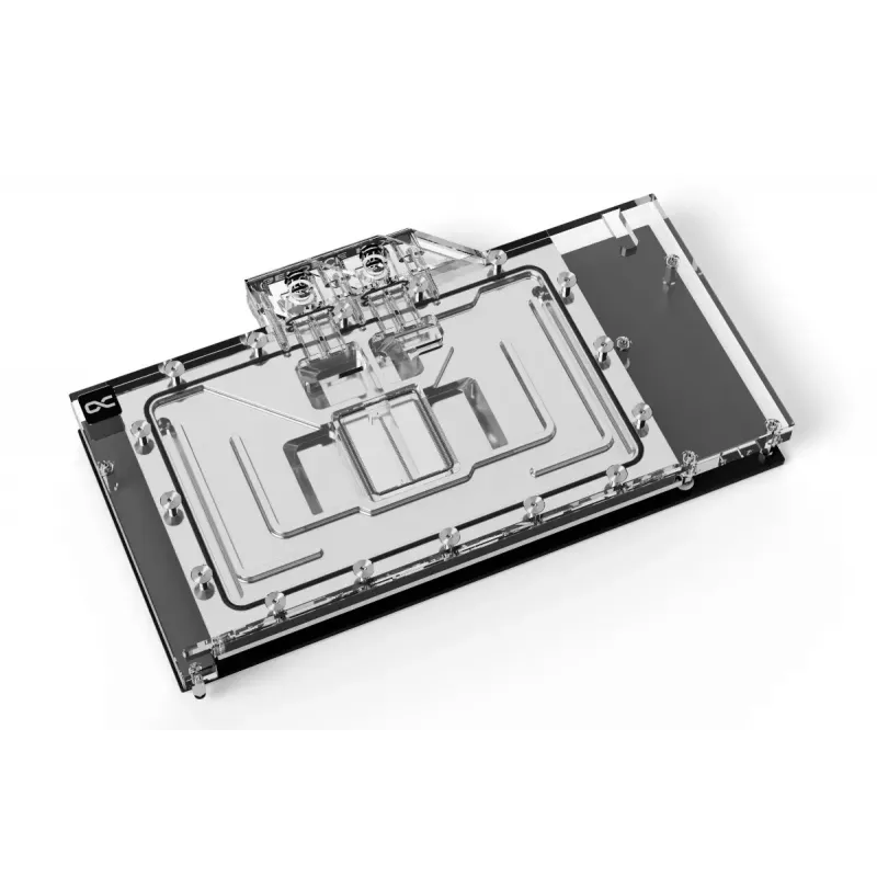 Water block + Backplate Alphacool Eisblock Aurora Acrylic Aluminium Cooper Transparent