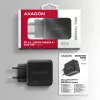 Charger Axagon ACU-PQ45 QC 3.0 4.0 AFC FCP PPS PD 45W Black