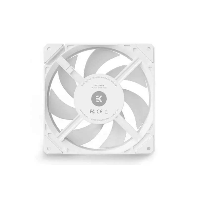 Fan module EKWB — white 12 V fan module for PC cooling
