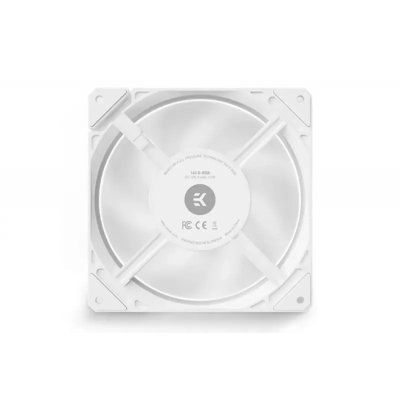 Fan module EKWB — white 12 V fan module for PC cooling