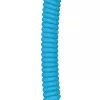 Coiled USB Cable GLORIOUS GMMK Electric Blue — Detachable Keyboard Cable, Right-Angle Connectors