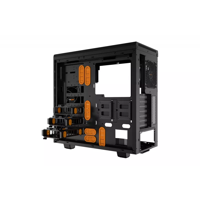 be quiet Pure Base 600 Window Midi Tower Black, Orange