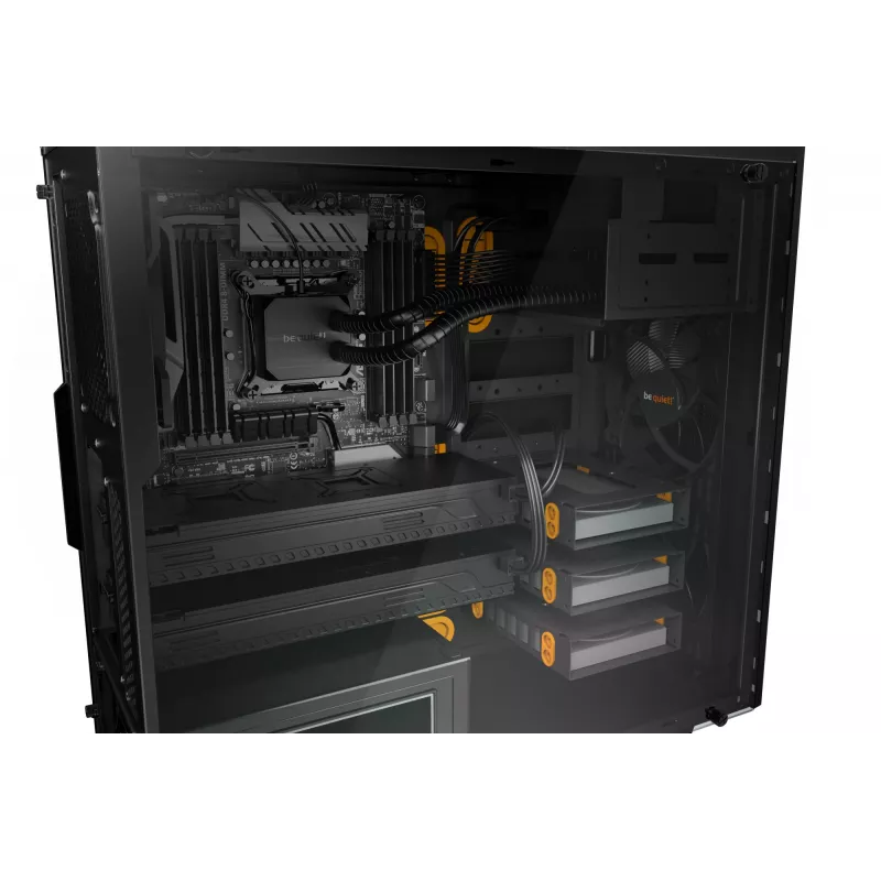 be quiet Pure Base 600 Window Midi Tower Black, Orange