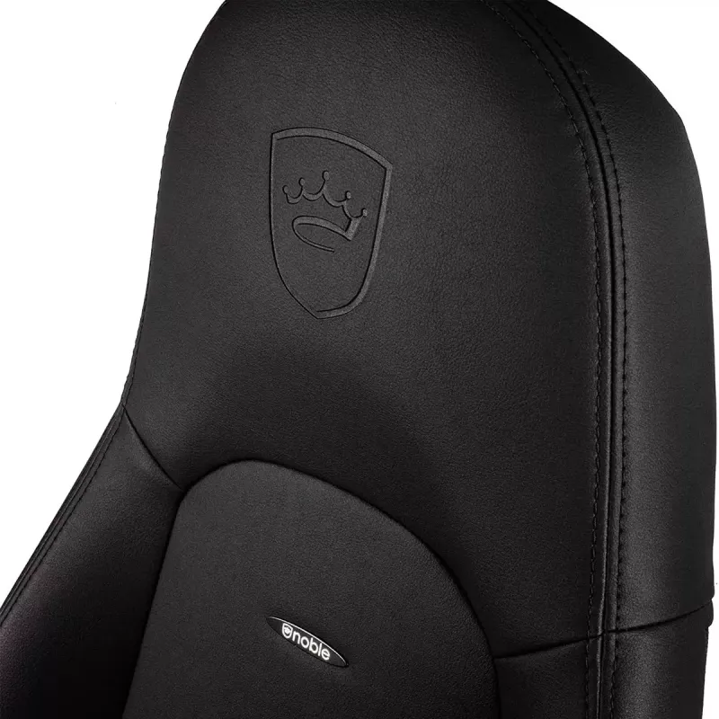 Padded seat chair noblechairs ICON Black height 128-138 cm