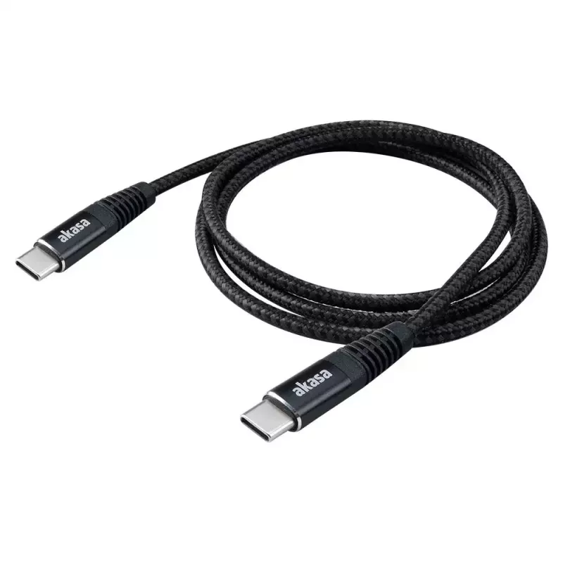 USB Cable Akasa AK-CBUB54-10BK 1m USB C Black