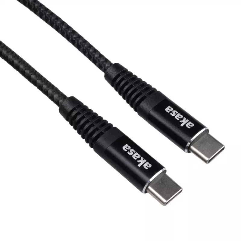 USB Cable Akasa AK-CBUB54-10BK 1m USB C Black