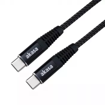 USB Cable Akasa AK-CBUB54-10BK 1m USB C Black