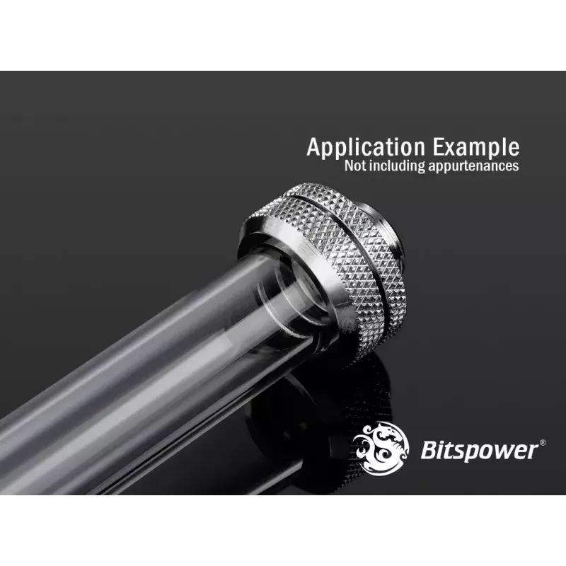 Computer cooling system part BitsPower BP-NCPLT16-L500 — transparent coolant tube sleeve, compatible with Bitspower EML16