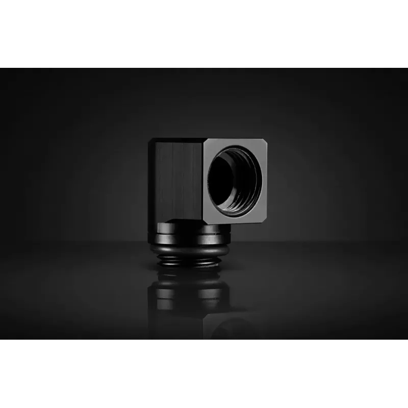 Fitting EK Water Blocks Brass Black 20.8mm Height 1.65cm Diameter