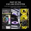 Fan Corsair iCUE LINK RX140 MAX 14 cm Black 300-1600 RPM