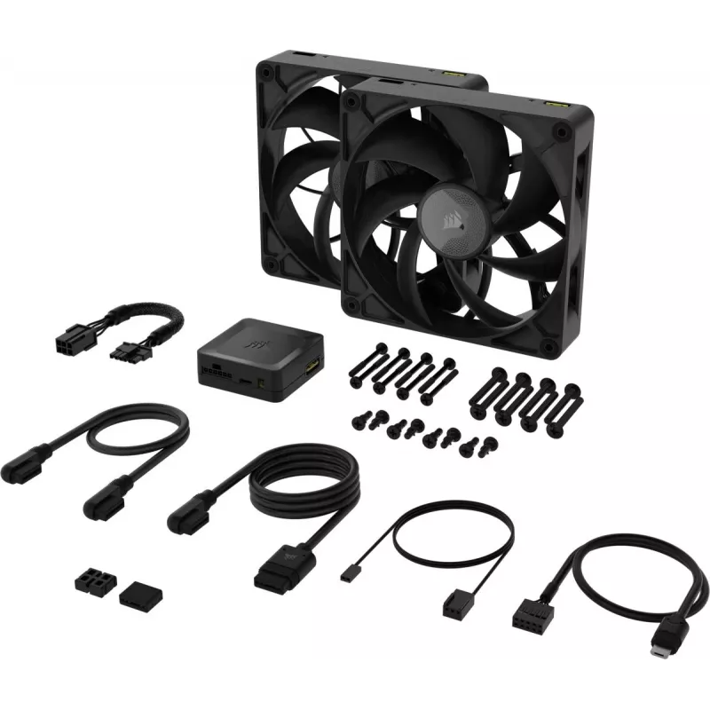 Fan Corsair iCUE LINK RX140 MAX 14 cm Black 300-1600 RPM