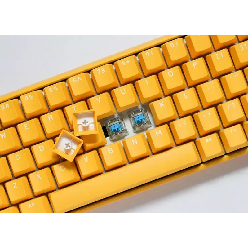 Ducky One 3 Yellow Mini Keyboard Gaming USB German Mechanical RGB