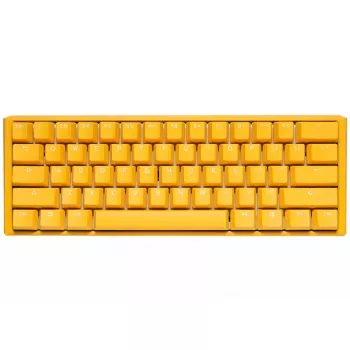 Ducky One 3 Yellow Mini Keyboard Gaming USB German Mechanical RGB