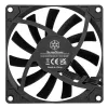 Fan Silverstone Air Slimmer 90 9.2 cm Black 500-2500 RPM Hydraulic