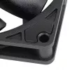 Fan Silverstone Air Slimmer 90 9.2 cm Black 500-2500 RPM Hydraulic