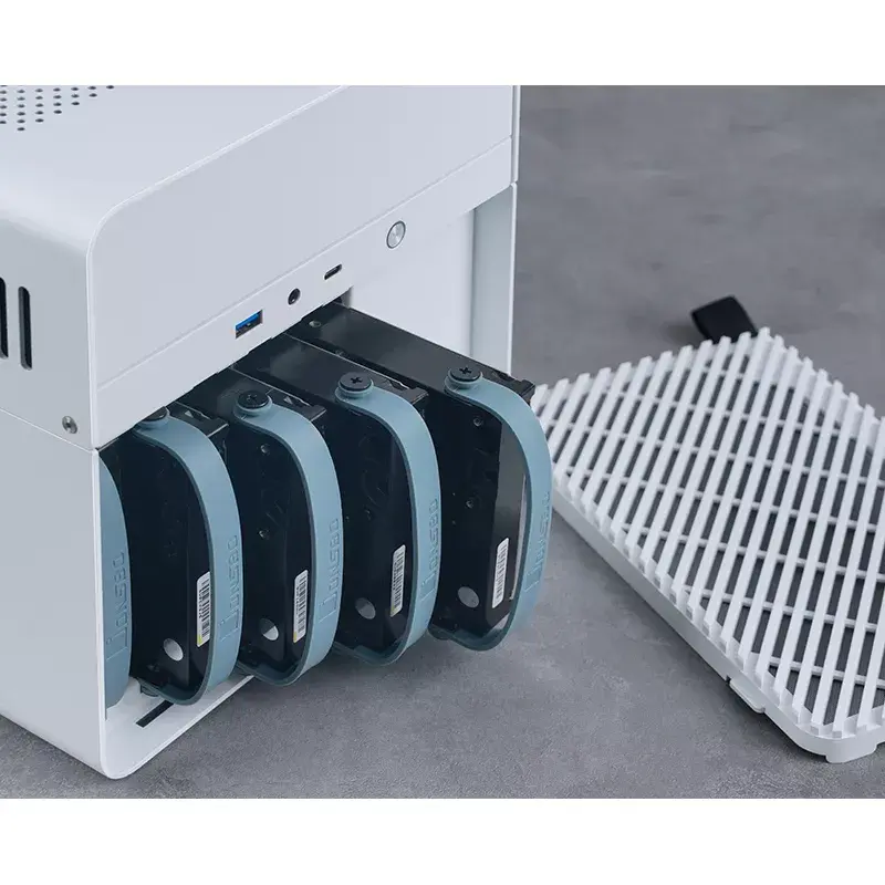 Jonsbo N2 Mini-ITX NAS Case, Cube, Aluminium/Steel, White