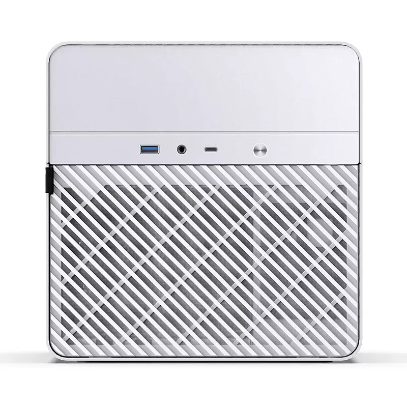 Jonsbo N2 Mini-ITX NAS Case, Cube, Aluminium/Steel, White