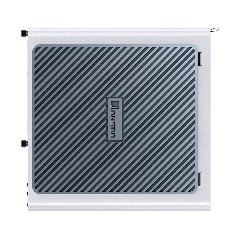 Jonsbo N2 Mini-ITX NAS Case, Cube, Aluminium/Steel, White